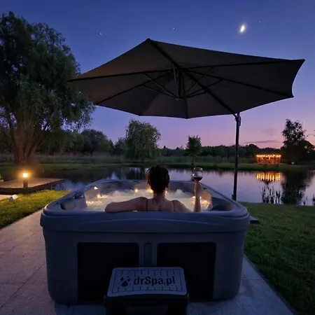 Sloneczny Ogrod - Ekskluzywna Posiadlosc Nad Woda, Grill I Jacuzzi Krzywinskie